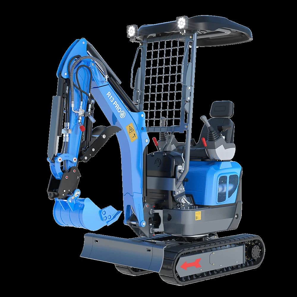 Rippa R13 Pro mini excavator available for rent in Eugene, Oregon